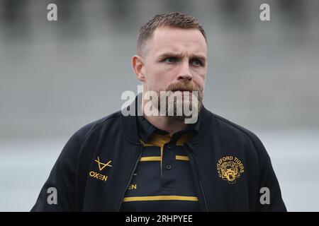 Wakefield, Großbritannien. August 2023. Be Well Support Stadium, Wakefield, West Yorkshire, 18. August 2023. Betfred Super League Wakefield Trinity vs Castleford Tigers Blake Austin von Castleford Tigers Credit: Touchlinepics/Alamy Live News Stockfoto