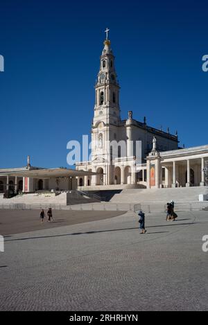 FATIMA LISSABON 18.08.2023, das Heiligtum unserer Lieben Frau vom Rosenkranz von Fatima ist eines der wichtigsten Marienheiligtümer. Im Jahr 1917 die drei kleinen Stockfoto