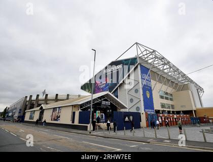 Leeds, Großbritannien. August 2023. Allgemeine Ansicht von Elland Road während des Sky Bet Championship Matches in Elland Road, Leeds. Auf dem Bild sollte stehen: Gary Oakley/Sportimage Credit: Sportimage Ltd/Alamy Live News Stockfoto