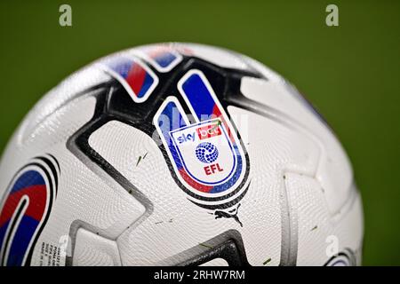 Leeds, Großbritannien. August 2023. Sky Bet EFL Ball während des Sky Bet Championship Matches in Elland Road, Leeds. Auf dem Bild sollte stehen: Gary Oakley/Sportimage Credit: Sportimage Ltd/Alamy Live News Stockfoto