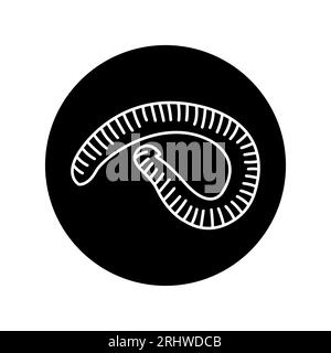 Schwarzes Liniensymbol für afrikanische Tausendfüßler. Piktogramm für Webseite, mobile App, Werbeaktion. Stock Vektor