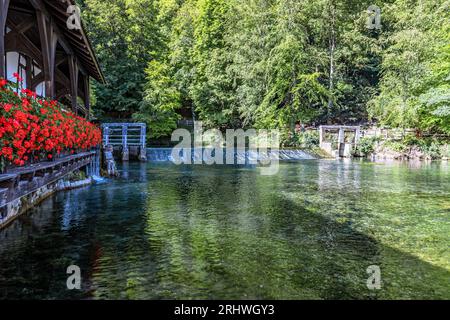 BADEN-WÜRTTEMBERG : BLAUBEUREN - BLAUTOPF Stockfoto