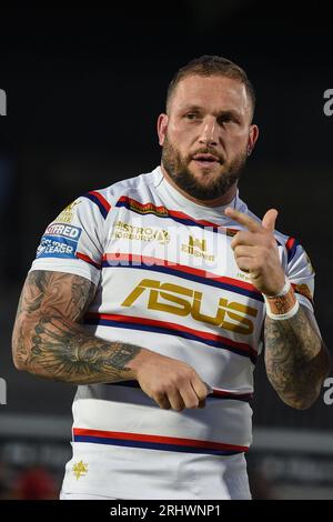 Wakefield, England - 18. August 2023 Josh Griffin von Wakefield Trinity. Rugby League Betfred Super League, Wakefield Trinity vs Castleford Tigers im Be Well Support Stadium, Wakefield, Großbritannien Stockfoto