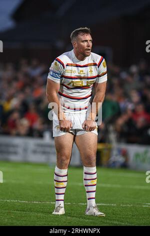 Wakefield, England - 18. August 2023 Matty Ashurst von Wakefield Trinity. Rugby League Betfred Super League, Wakefield Trinity vs Castleford Tigers im Be Well Support Stadium, Wakefield, Großbritannien Stockfoto