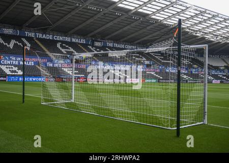 Swansea, Großbritannien. August 2023. Allgemeine Ansicht des Stadions Swansea.com, das Sky Bet Championship Match Swansea City vs Coventry City at Swansea.com Stadium, Swansea, Vereinigtes Königreich, 19. August 2023 (Foto: Mike Jones/News Images) in Swansea, Vereinigtes Königreich am 19. August 2023. (Foto: Mike Jones/News Images/SIPA USA) Credit: SIPA USA/Alamy Live News Stockfoto