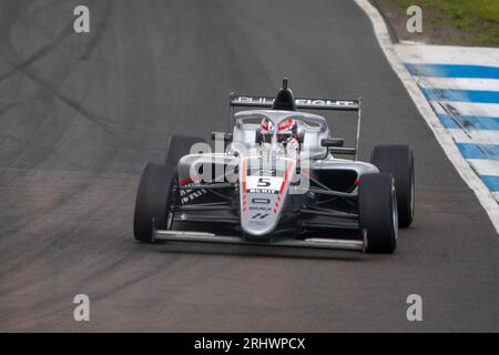 British F4 William MACINTYRE #5 Hitech Pulse-Eight Championship Knockhill Race 2 2023 Stockfoto