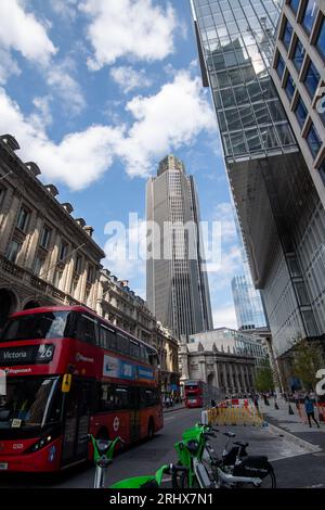 London, Großbritannien. August 2023. Architektur in der City of London. Kredit: Maureen McLean/Alamy Stockfoto