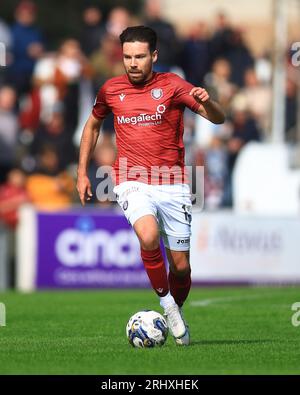 Gayfield, Arbroath, Großbritannien. August 2023. Scottish Championship Football, Arbroath versus Queens Park; Ryan Dow of Arbroath Credit: Action Plus Sports/Alamy Live News Stockfoto