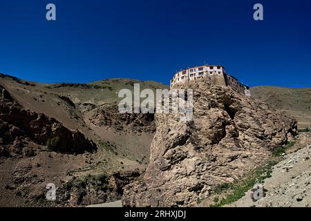 Blick auf Bardan Gompa, Zanskar, Ladakh, Indien Stockfoto