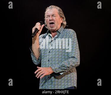 Ian Gillan von Deep Purple trat 2023 live auf Stockfoto