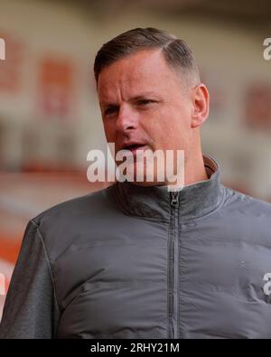 Blackpool, Großbritannien. August 2023. Richie Wellens, Manager von Leyton Orient vor dem Spiel The Sky Bet League 1 Match Blackpool vs Leyton Orient in Bloomfield Road, Blackpool, Großbritannien, 19. August 2023 (Foto: Steve Flynn/News Images) in Blackpool, Großbritannien am 19. August 2023. (Foto von Steve Flynn/News Images/SIPA USA) Credit: SIPA USA/Alamy Live News Stockfoto