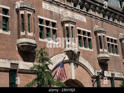 69th Regiment Armory, 68 Lexington Avenue, 26th Street, New York City, USA 2023 Stockfoto