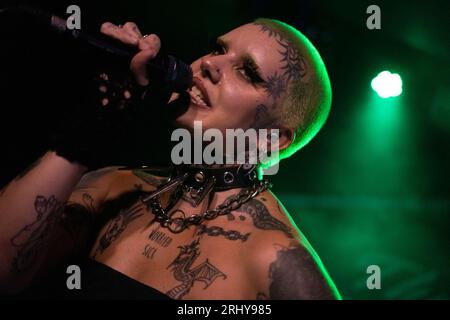 Sheffield, UK, 19. August 2023, Zand tritt beim Leadmill in Sheffield auf, teilweise mit Music for the Many, gegründet von Jeremy Corbyn, Credit: Paul Smith / Alamy Live News Stockfoto