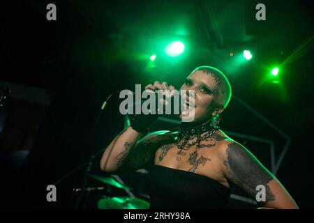 Sheffield, UK, 19. August 2023, Zand tritt beim Leadmill in Sheffield auf, teilweise mit Music for the Many, gegründet von Jeremy Corbyn, Credit: Paul Smith / Alamy Live News Stockfoto