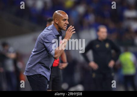 Belo Horizonte, Brasilien. August 2023. MG - BELO HORIZONTE - 08/19/2023 - BRAZILEIRO A 2023, CRUZEIRO X CORINTHIANS - Pepa-Trainer von Cruzeiro während eines Spiels gegen Corinthians im Mineirao-Stadion für die brasilianische Meisterschaft A 2023. Foto: Gilson Lobo/AGIF Kredit: AGIF/Alamy Live News Stockfoto