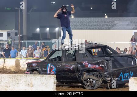 Gaithersburg, Maryland, USA. August 2023. 2023 Montgomery County Fair, Samstag, 19. August 2023 in Gaithersburg, MD. (Bild: © Eric Kayne/ZUMA Press Wire) NUR REDAKTIONELLE VERWENDUNG! Nicht für kommerzielle ZWECKE! Stockfoto