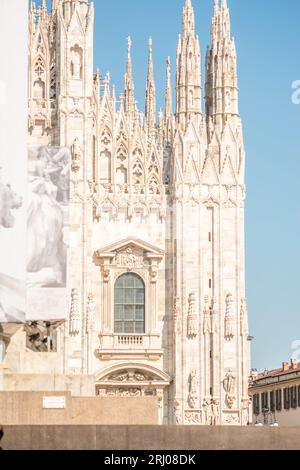 Mailand Italien, Teil des Mailänder Doms mit keiner Skyline kein Platz Stockfoto