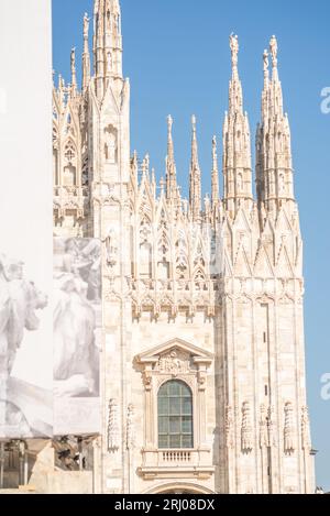 Mailand Italien, Teil des Mailänder Doms mit keiner Skyline kein Platz Stockfoto