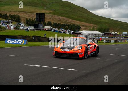 Porsche Carrera Cup Großbritannien Knockhill Circuit 2023 Stockfoto