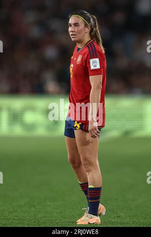Sydney, Australien. August 2023. Mariona Caldentey #8 von Spanien während des Finalspiels der FIFA Frauen-Weltmeisterschaft 2023 gegen England Frauen im Stadion Australien, Sydney, Australien, 20. August 2023 (Foto: Patrick Hoelscher/News Images) in Sydney, Australien am 20.8.2023. (Foto: Patrick Hoelscher/News Images/SIPA USA) Credit: SIPA USA/Alamy Live News Stockfoto