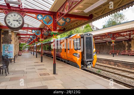 Großartiger Bahnhof von Malvern. Stockfoto