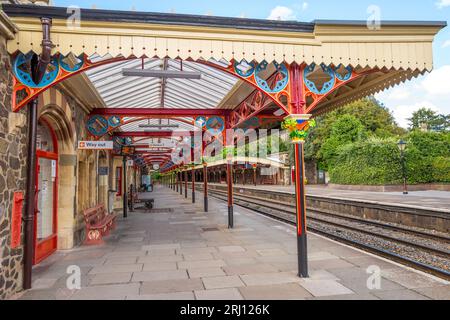 Großartiger Bahnhof von Malvern. Stockfoto