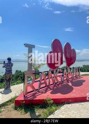 Rangamati ist der Verwaltungssitz und die Stadt des Rangamati Hill District in den Chittagong Hill Tracts von Bangladesch. Stockfoto