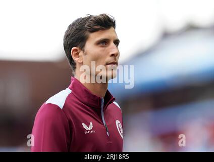 Birmingham, Großbritannien. August 2023. Pau Torres von Aston Villa während des Premier League-Spiels in Villa Park, Birmingham. Das Bild sollte lauten: Andrew Yates/Sportimage Credit: Sportimage Ltd/Alamy Live News Stockfoto