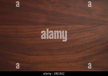 Hohe detaillierte Textur von schwarzem Nussbaum mit organischem Öl, Hintergrund Stockfoto