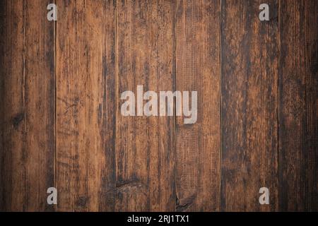 Holzfußboden oder Wandtafeln. Alte Tischoberfläche mit natürlicher Textur Stockfoto