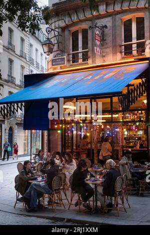 Cafe Noir (65 Rue Montmartre) in Paris Stockfoto