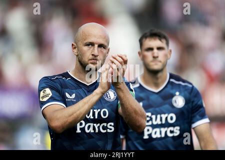 ROTTERDAM - Gernot Trauner von Feyenoord nach dem niederländischen Eredivisie-Spiel zwischen Sparta Rotterdam und Feyenoord im Sparta Stadion Het Kasteel am 20. August 2023 in Rotterdam, Niederlande. ANP OLAF KRAAK Stockfoto
