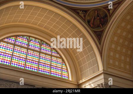 St. Decke Der Nikolaikirche Stockfoto