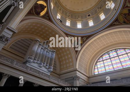 St. Decke Der Nikolaikirche Stockfoto