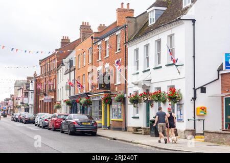 High Street, Stony Stratford, Buckinghamshire, England, Vereinigtes Königreich Stockfoto