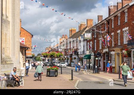 High Street, Stony Stratford, Buckinghamshire, England, Vereinigtes Königreich Stockfoto