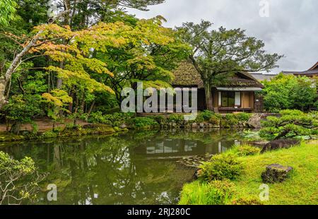 Malerischer Anblick im herrlichen Isuien Garten in Nara. Japan. Stockfoto
