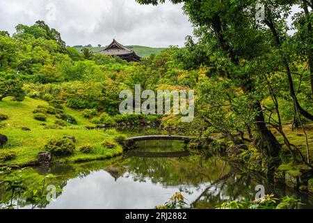 Malerischer Anblick im herrlichen Isuien Garten in Nara. Japan. Stockfoto