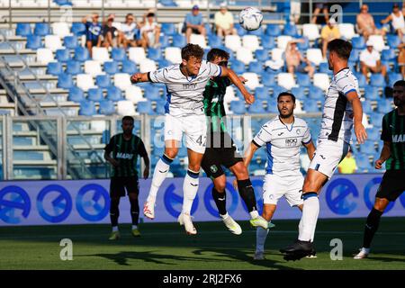Reggio Emilia, Italien. August 2023. Giorgio Scalvini (Atalanta) während des Spiels US Sassuolo gegen Atalanta BC, italienische Fußballserie A in Reggio Emilia, Italien, 20. August 2023 Credit: Independent Photo Agency/Alamy Live News Stockfoto
