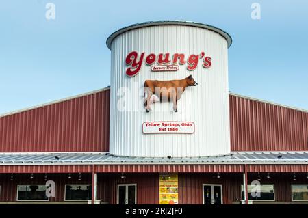 Youngs Jersy Dairy Farm in Yellow Springs, Ohio, USA Stockfoto