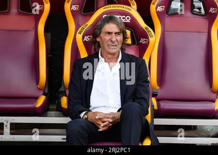 Rom, Italien. August 2023. Bruno Conte während des Serie-A-Fußballspiels zwischen AS Roma und US Salernitana 1919 im Olimpico-Stadion in Rom (Italien), 20. August 2023. Quelle: Insidefoto di andrea staccioli/Alamy Live News Stockfoto