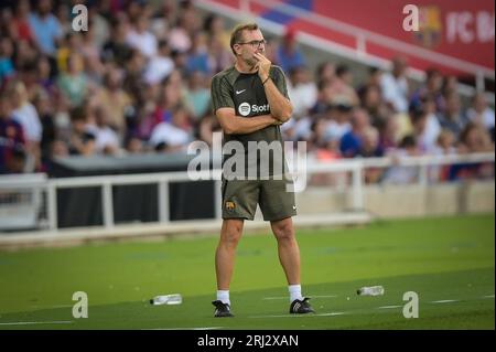 Barcelona, Spanien. August 2023. La Liga EA Sports Match zwischen dem FC Barcelona und Cádiz CF bei Estadi Olímpic Lluis Companys in Barcelona, Spanien am 20. August 2023. (Foto/Felipe Mondino) Credit: CORDON PRESS/Alamy Live News Stockfoto