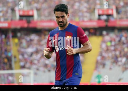 20. August 2023; Estadi Olimpic Lluis Companys, Barcelona, Spanien: La Liga Football, FC Barcelona versus Cadiz: Gundogan of Barcelona Stockfoto