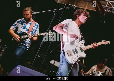 Sunderland, Großbritannien. August 2023. Tom A. Smith tritt bei Pop RECs Ltd. Auf Quelle: Thomas Jackson/Alamy Live News Stockfoto