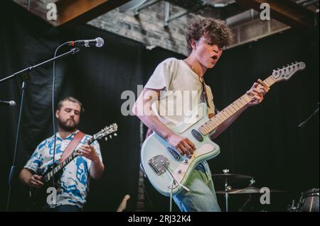 Sunderland, Großbritannien. August 2023. Tom A. Smith tritt bei Pop RECs Ltd. Auf Quelle: Thomas Jackson/Alamy Live News Stockfoto