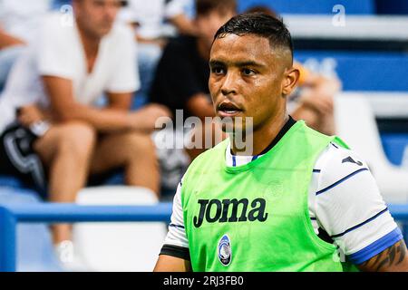 Reggio Emilia, Italien. August 2023. Luis Muriel (Atalanta) während des Spiels US Sassuolo gegen Atalanta BC, italienische Fußballserie A in Reggio Emilia, Italien, 20. August 2023 Credit: Independent Photo Agency/Alamy Live News Stockfoto
