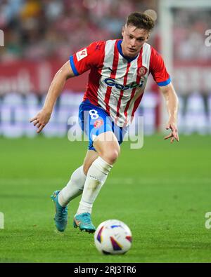 Girona, Spanien. August 2023. Viktor Tsyhankov von Girona FC während des La Liga EA Sports Matches zwischen Girona FC und Getafe CF spielte am 20. August 2023 im Montilivi Stadium in Girona, Spanien. (Foto: Bagu Blanco/PRESSINPHOTO) Credit: PRESSINPHOTO SPORTS AGENCY/Alamy Live News Stockfoto