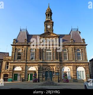 Buxton Town Hall eröffnete 1889, Market Place, Buxton, High Peak, Derbyshire, ENGLAND, UK, SK17 6EL Stockfoto