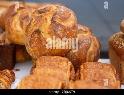 Frisch Gebackene Italienische Brotrollen Stockfoto