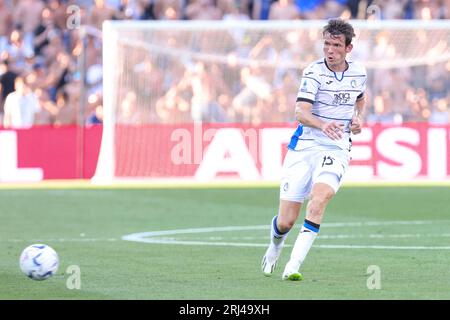 Reggio Emilia, Italien. August 2023. Italien, Reggio Emilia, 20. august 2023: Während des Fußballspiels Sassuolo vs Atalanta, Tag 1 Serie A 2023-2024 Mapei Stadium (Bild: © Fabrizio Andrea Bertani/Pacific Press via ZUMA Press Wire) NUR REDAKTIONELLE VERWENDUNG! Nicht für kommerzielle ZWECKE! Stockfoto